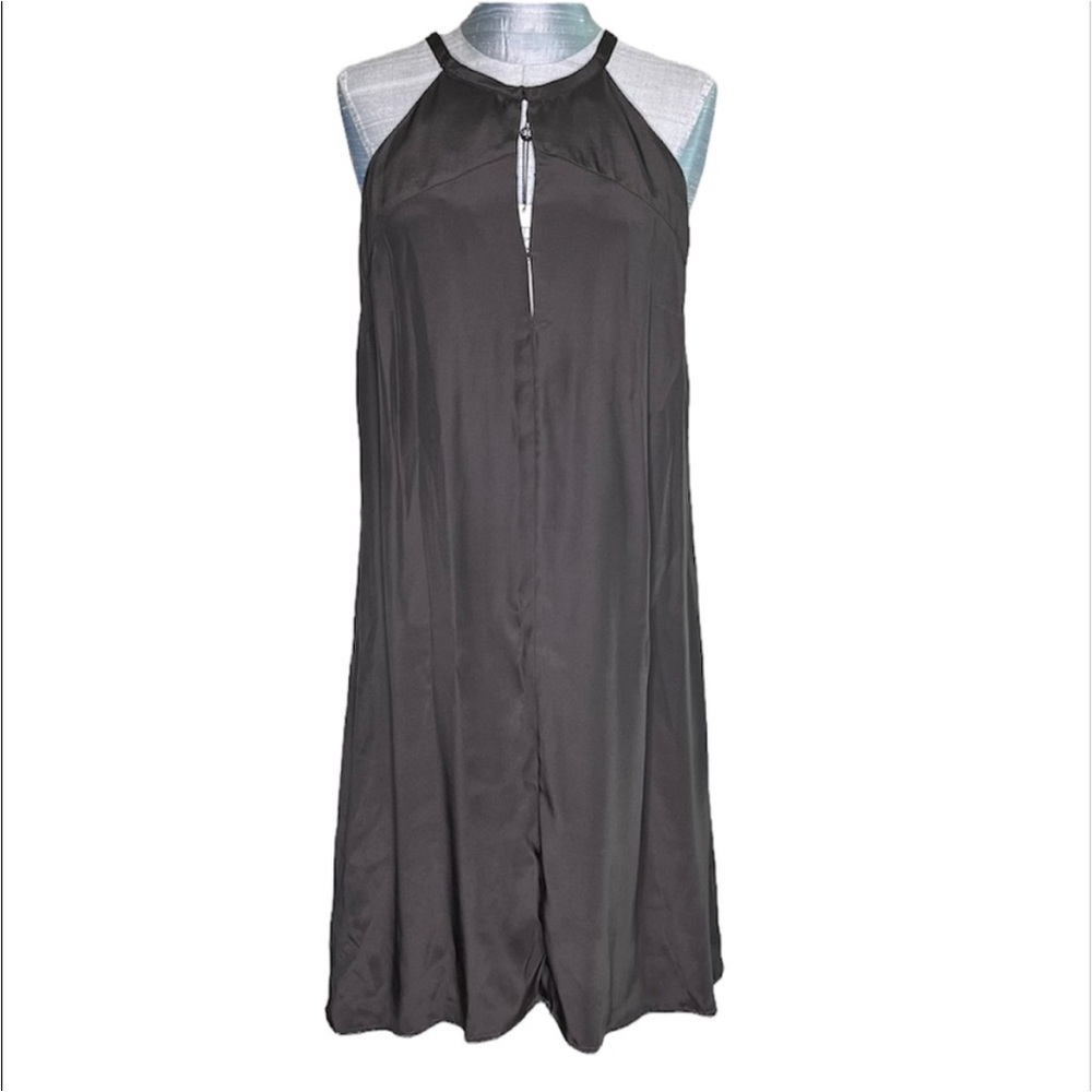 Emerson Fry Brown/grey Silk Sleeveless Dress